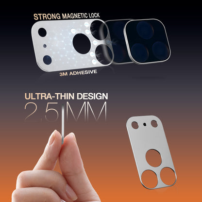 MagFilter Phone Camera Lens Filter Kit for iPhone 17 Pro and iPhone 17 Pro Max - Silver