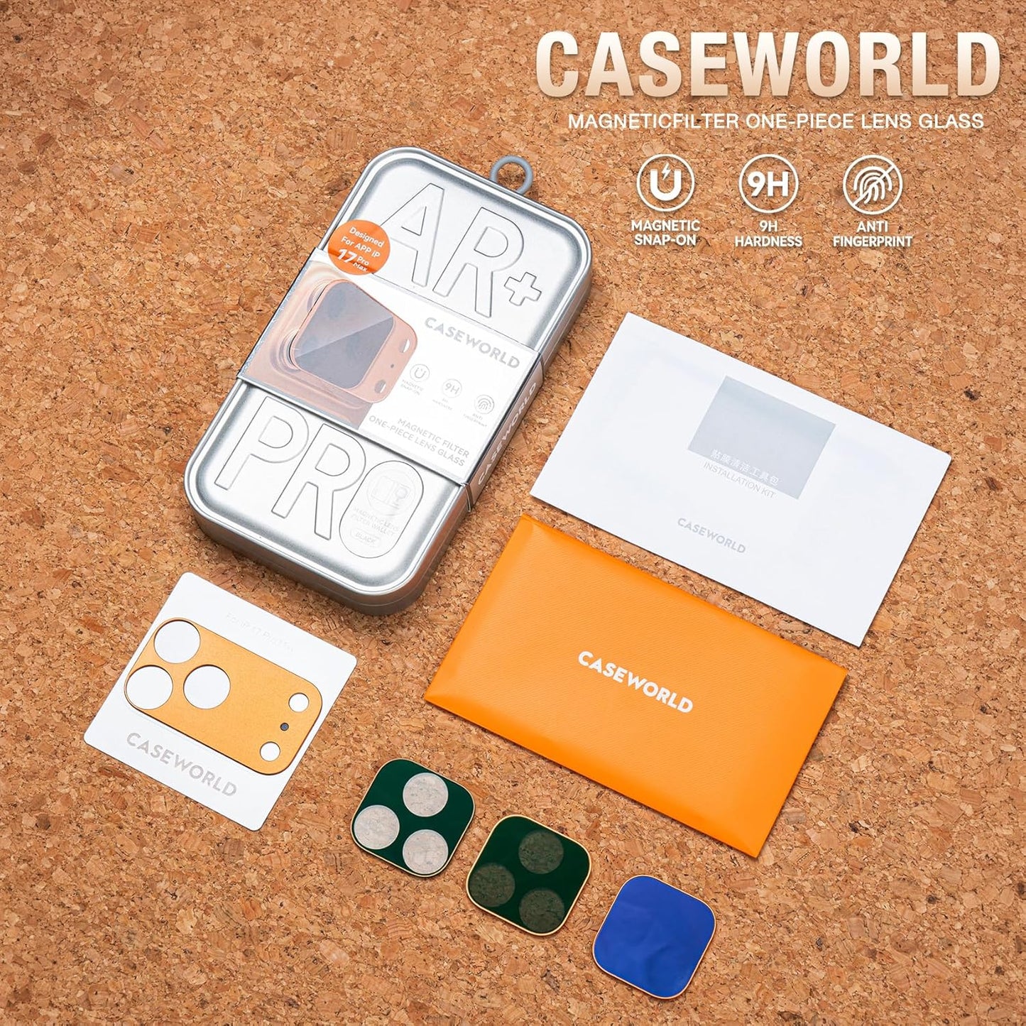 MagFilter Phone Camera Lens Filter Kit for iPhone 17 Pro and iPhone 17 Pro Max